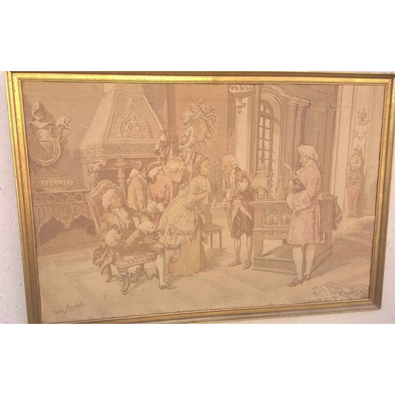 TAPIZ FRANCÉS ESCENA GALANTE