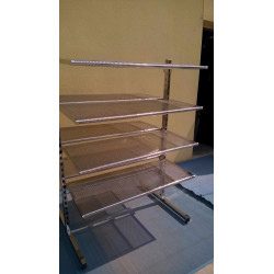 ESTANTERIA DOBLE INOX