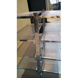 ESTANTERIA DOBLE INOX