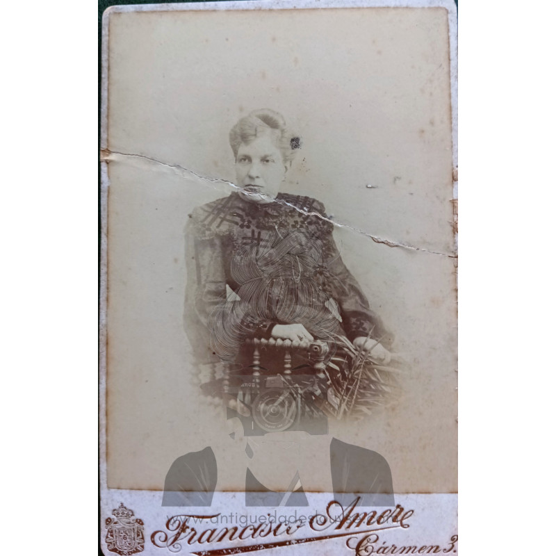 FOTOGRAFÍA SEÑORA DEL S. XIX