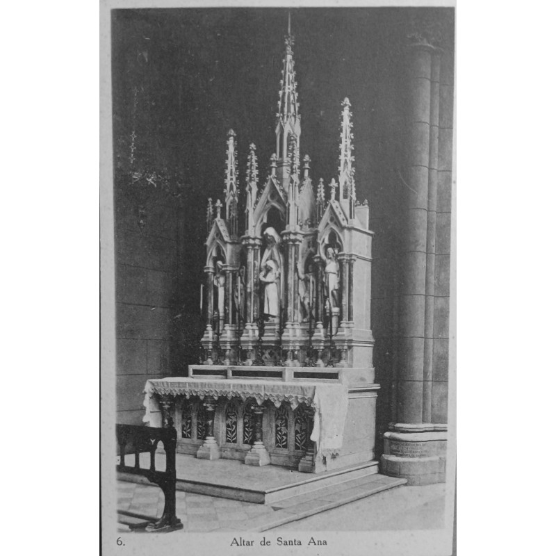 POSTAL ANTIGUA. ALTAR