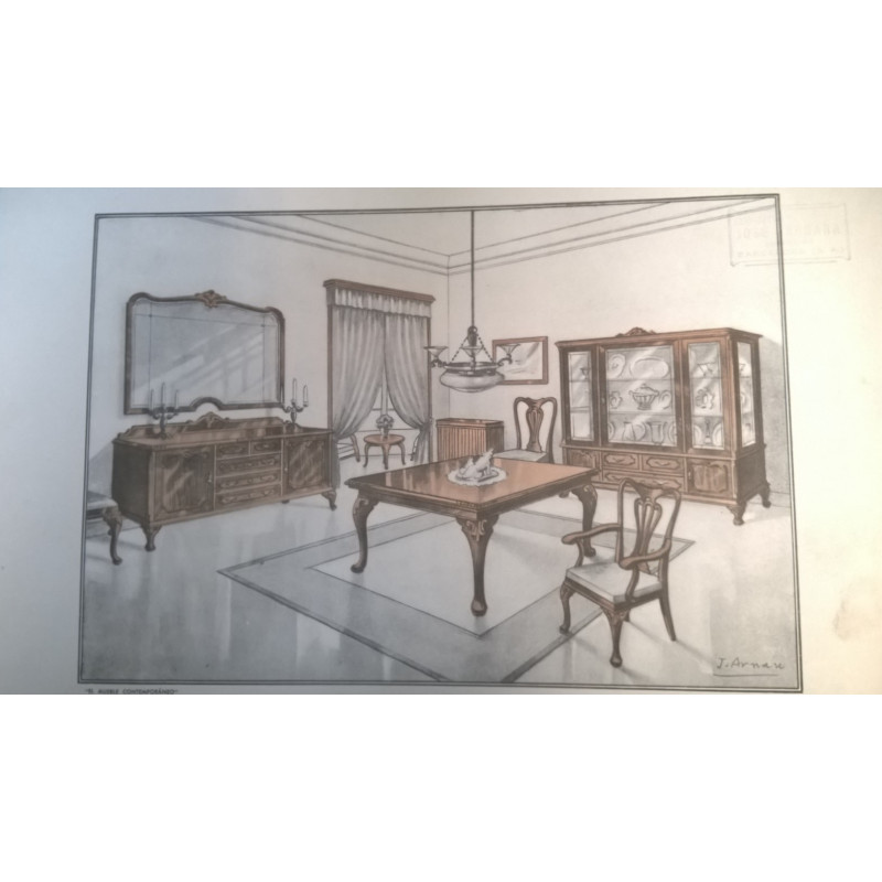 COMEDOR CHIPPENDALE MODERNIZADO