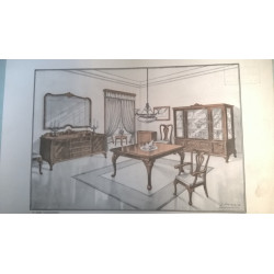 COMEDOR CHIPPENDALE MODERNIZADO