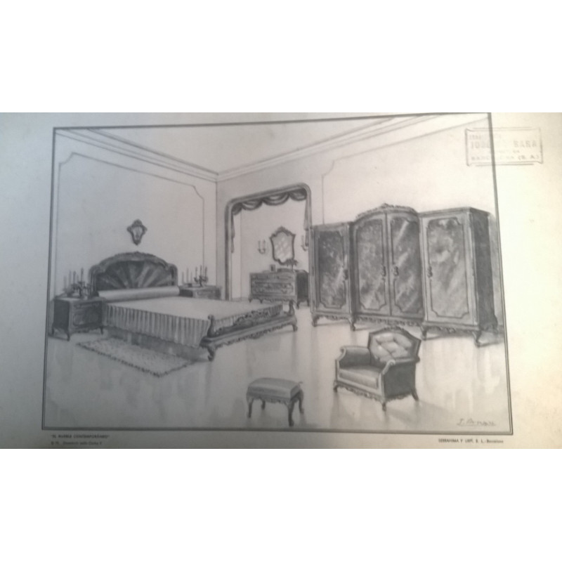 DORMITORIO TIPO CARLOS II
