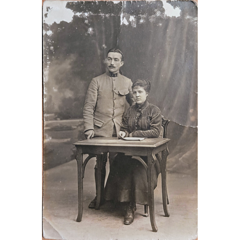 MILITAR Y SEÑORA 1916