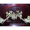 PRECIOSO PIANO  MODERNISTA FECHADO AÑO 1900. ADORNOS EN BRONCE ORIGINAL