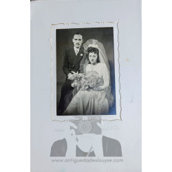 PAREJA EN BODA 1950
