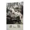 SEÑORAS Y VEHÍCULO AÑOS 40