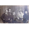 FOTO-POSTAL  FAMILIA AÑOS 20