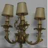 APLIQUE ANTIGUO DE 3 BRAZOS