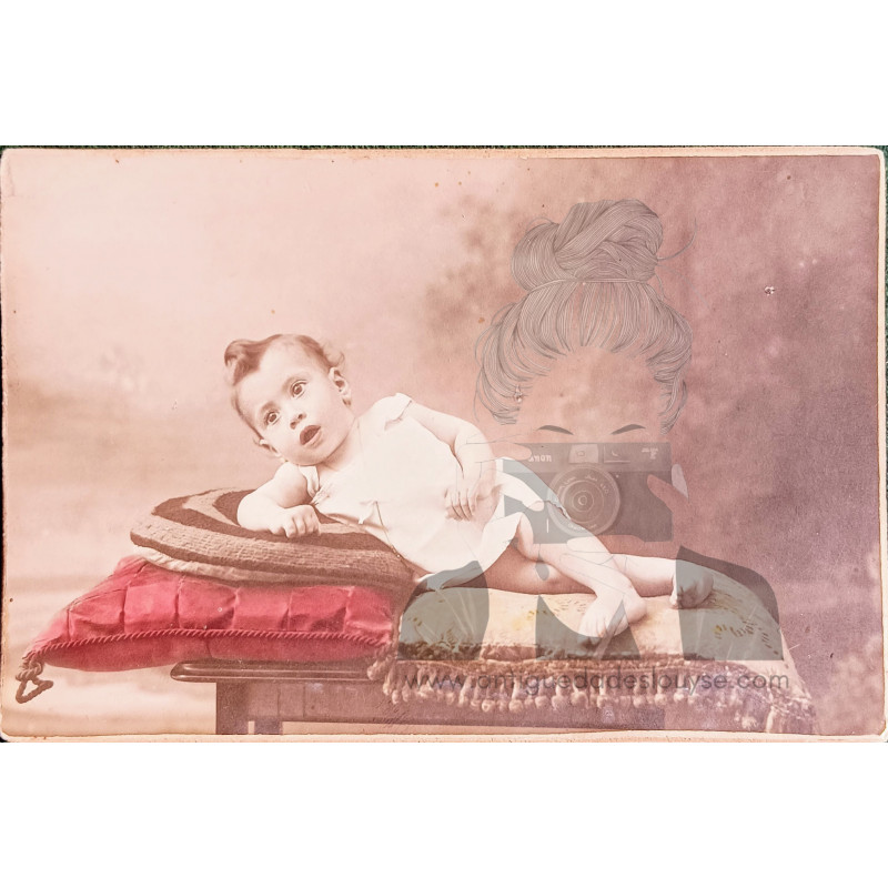 FOTOGRAFÍA NIÑA HACIA 1900