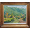 ÓLEO CAMPESTRE CON EXCELENTE MARCO