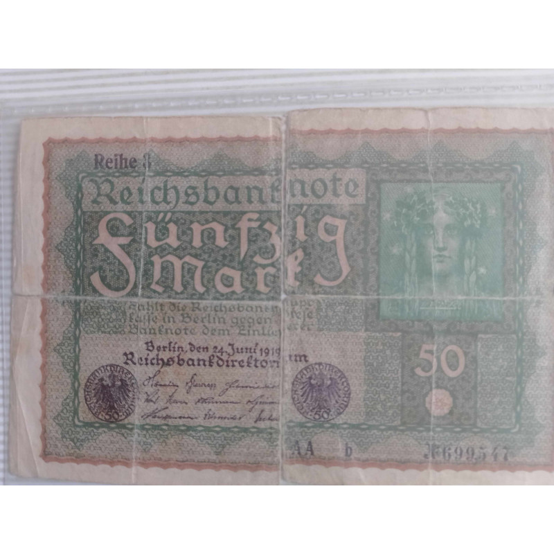 BILLETE 50 MARCOS ALEMANES