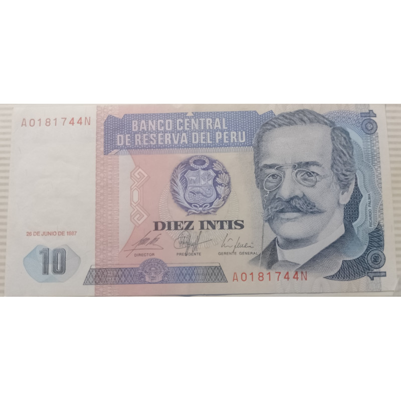 REPUBLICA DEL PERU 10 INTIS
