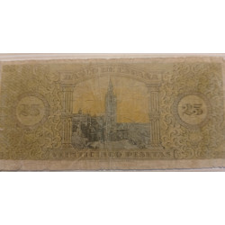BILLETE 25 PESETAS 1938
