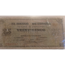 BILLETE 25 PESETAS 1938