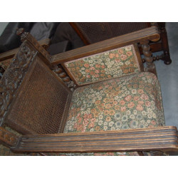 TRESILLO ANTIGUO LABRADO