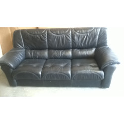 SOFA DE CUERO DE 3 CUERPOS