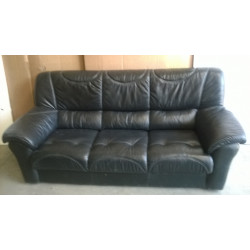 SOFA DE CUERO DE 3 CUERPOS