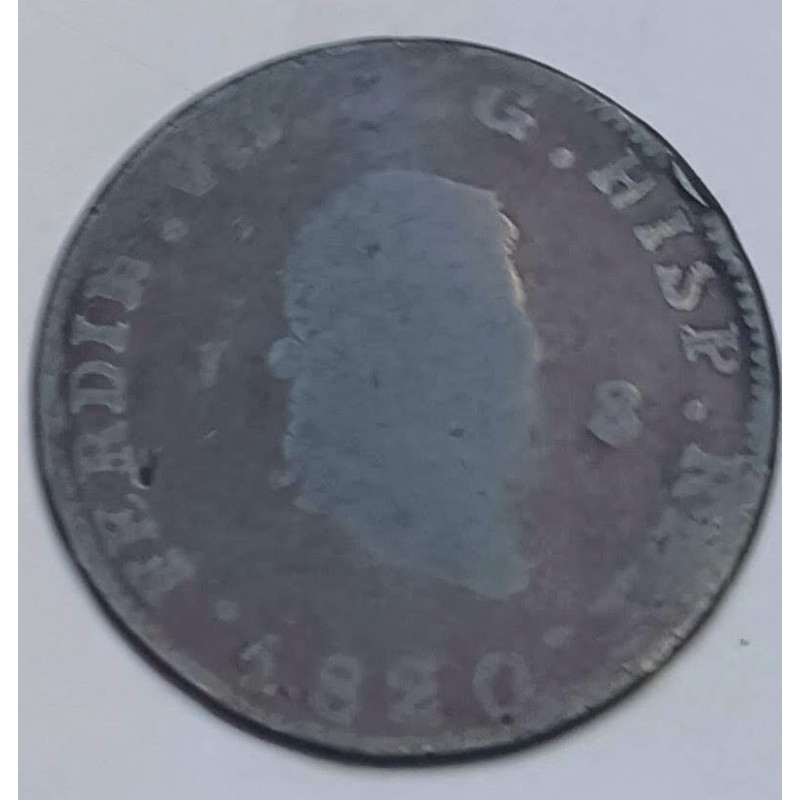 MONEDA FERNANDO VII. 1820