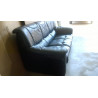 SOFA DE CUERO DE 3 CUERPOS