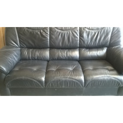 SOFA DE CUERO DE 3 CUERPOS