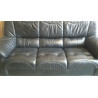 SOFA DE CUERO DE 3 CUERPOS