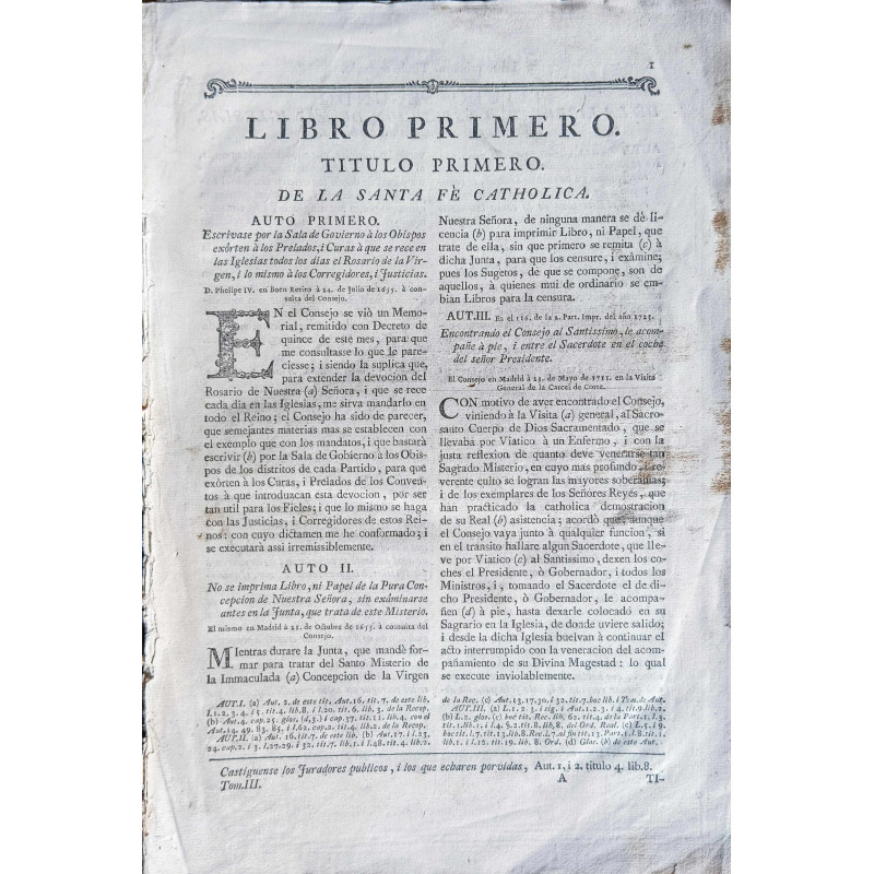 LIBRO ANTIGUO DE JURISPRUDENCIA SIGLO XVIII. 2