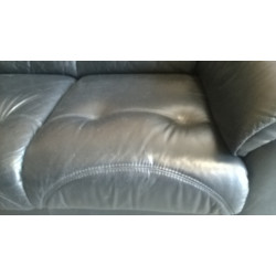 SOFA DE CUERO DE 3 CUERPOS
