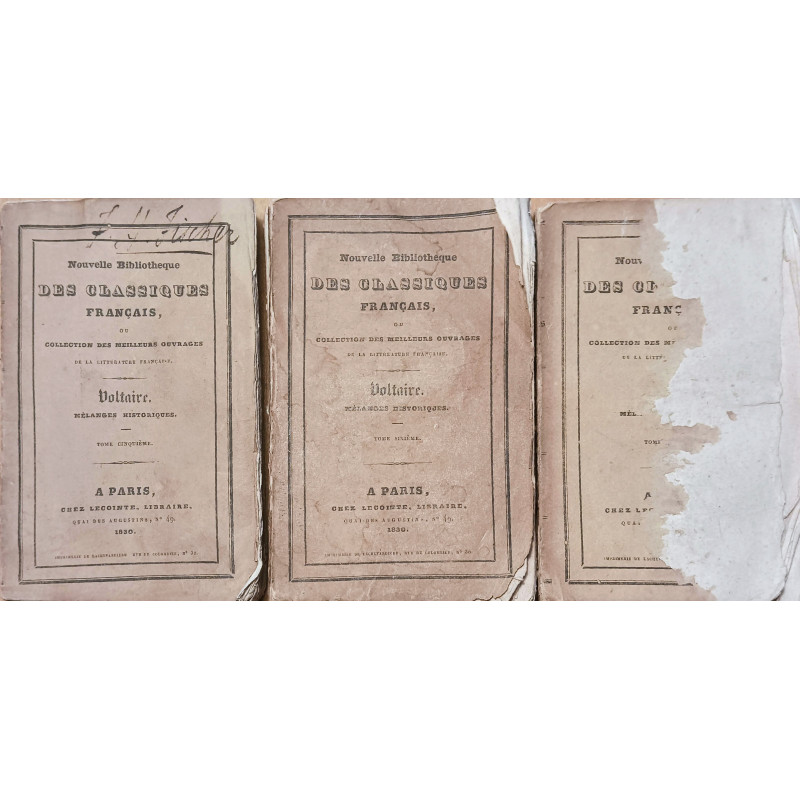 LOS CLÁSICOS FRANCESES VOLTAIRE