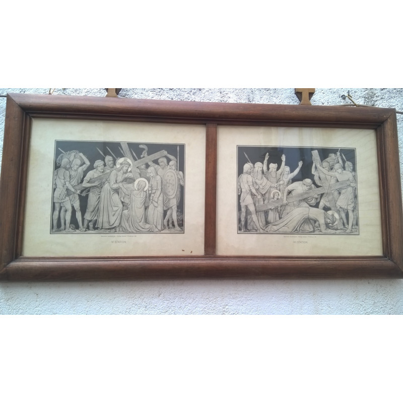 CUADRO VIA CRUCIS ALEMÁN