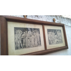 CUADRO VIA CRUCIS ALEMÁN
