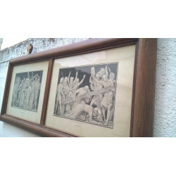 CUADRO VIA CRUCIS ALEMÁN