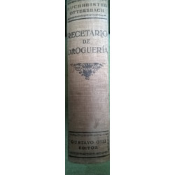 RECETARIO DROGUERIA 1926. G.A. BUCHHEISTER