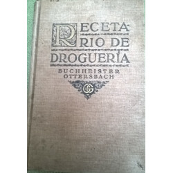 RECETARIO DROGUERIA 1926....