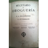 RECETARIO DROGUERIA 1926. G.A. BUCHHEISTER