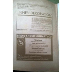 INNEN-DEKORATION.ENERO  1929 Y ENERO 1931. DARMSTAD. ALEMANIA