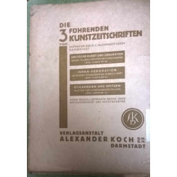 INNEN-DEKORATION.ENERO  1929 Y ENERO 1931. DARMSTAD. ALEMANIA