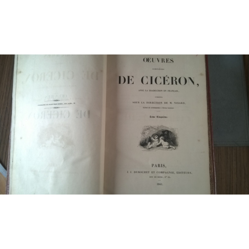 CICERÓN TOMO V OBRAS COMPLETAS. FRANCÉS