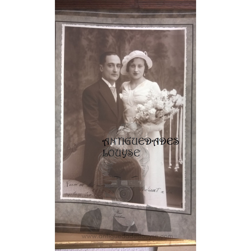 PAREJA DE BODA. DEDICATORIA