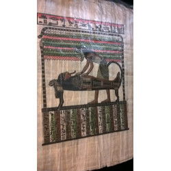 PAPIRO EGIPCIO ANNUBIS Y  SENEDYEYEN