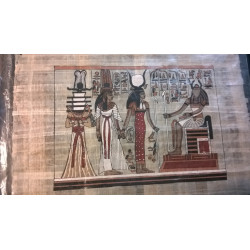 PAPIRO EGIPCIO NEFERTARI E ISIS
