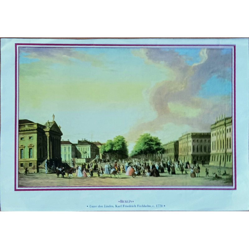 LÁMINA BERLÍN UNTER DEN LINDEN