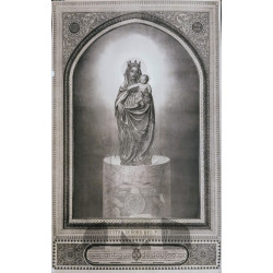 GRAN LITOGRAFÍA SIGLO XIX NUESTRA SEÑORA DEL PILAR