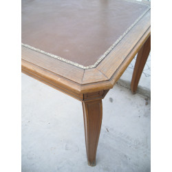 MESA ALARGADA FORRADA PIEL