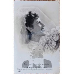 FOTO-POSTAL 1959. DAMA