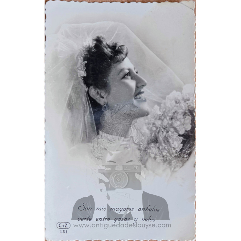 FOTO-POSTAL 1959. DAMA