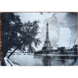 FOTO-POSTAL LA TORRE EIFEL