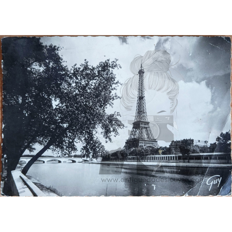 FOTO-POSTAL LA TORRE EIFEL