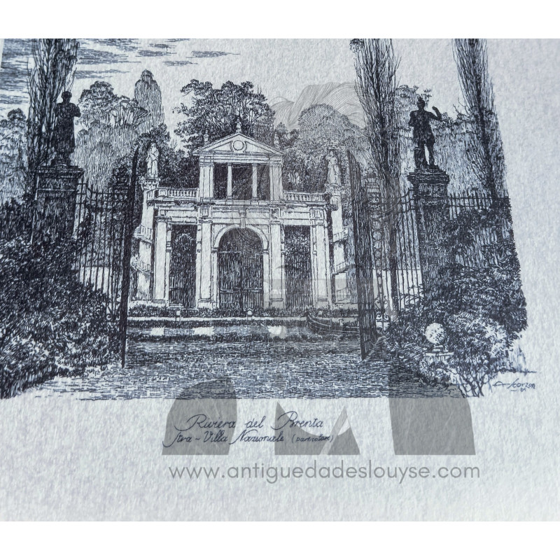 RIVIERA DEL BRENTA. DIBUJO